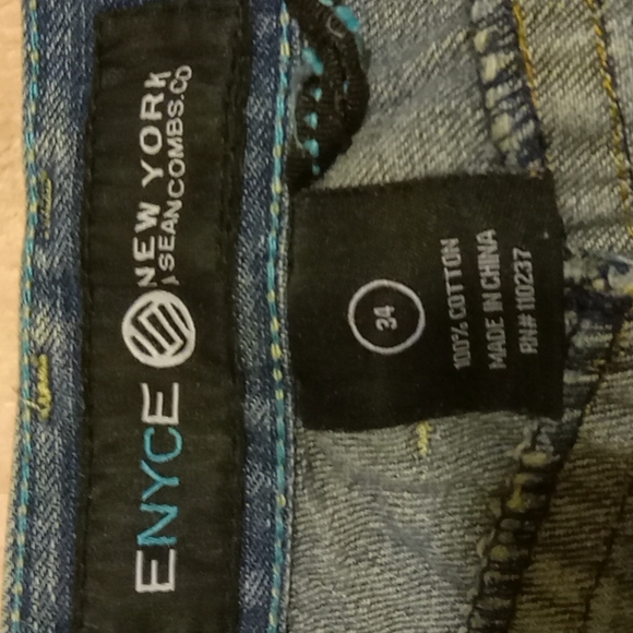 Enyce blue Jean Shorts size 34 - Picture 4 of 4
